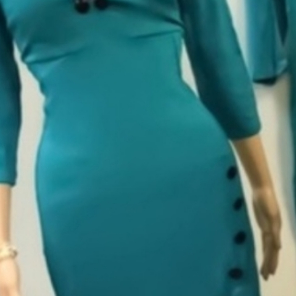 🆕️ *FINAL*SEXY Pinup, Retro, 50's, Fishtail Dress - Picture 4 of 8